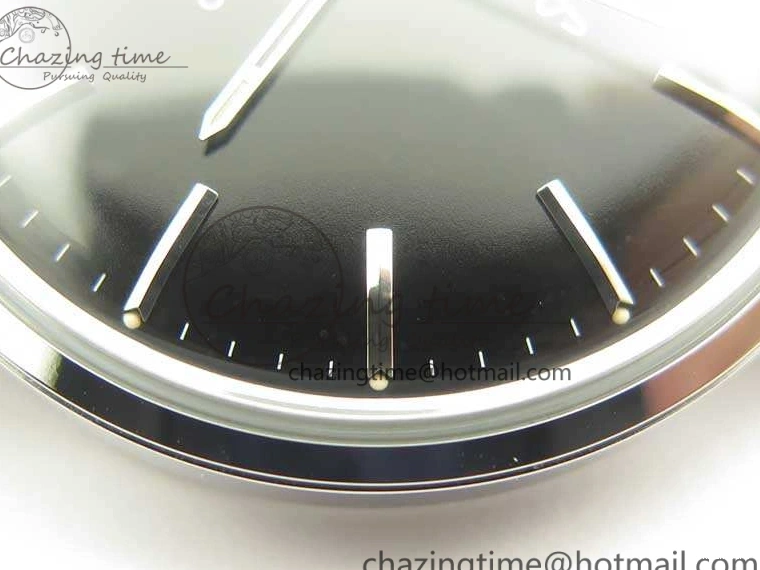 0301 EasyCare Seamaster 30 1962 SS TW Best Edition Black Dial On Leather Strap MIYOTA 8079